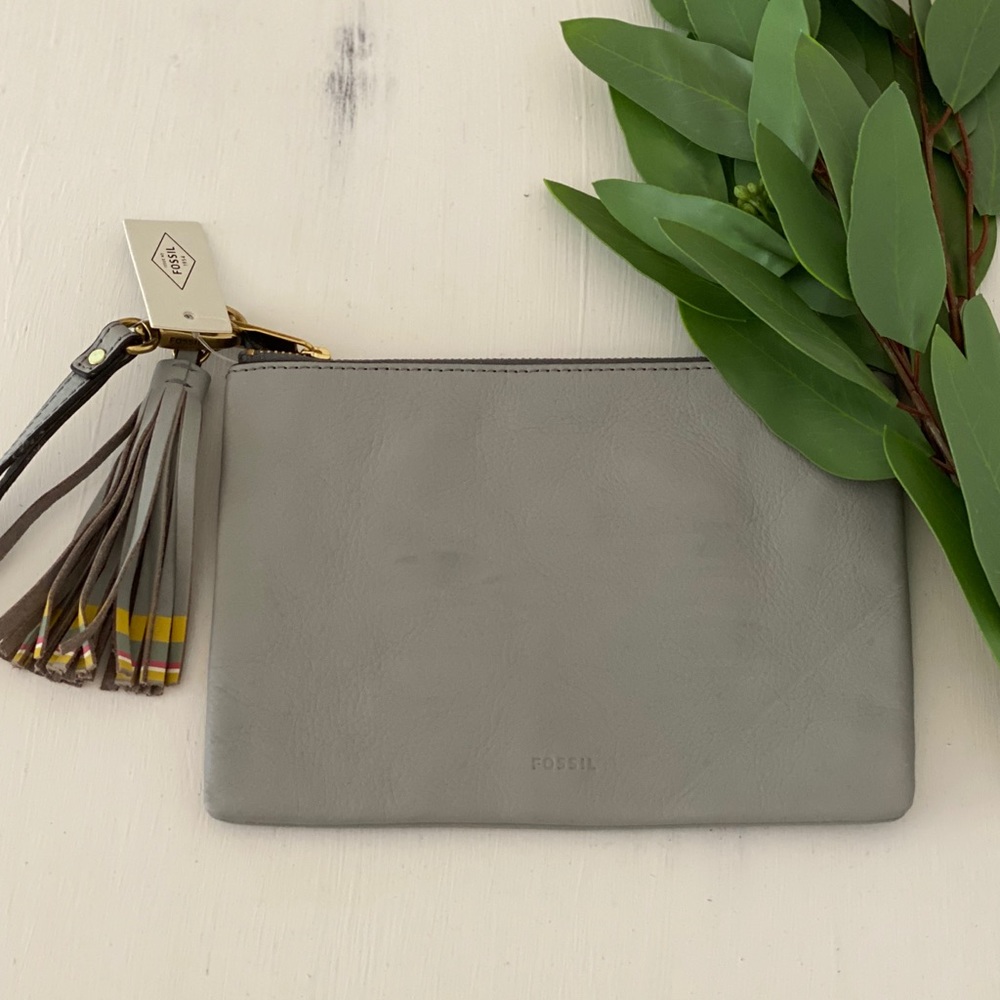 Fossil Medium Wristlet with Tassel